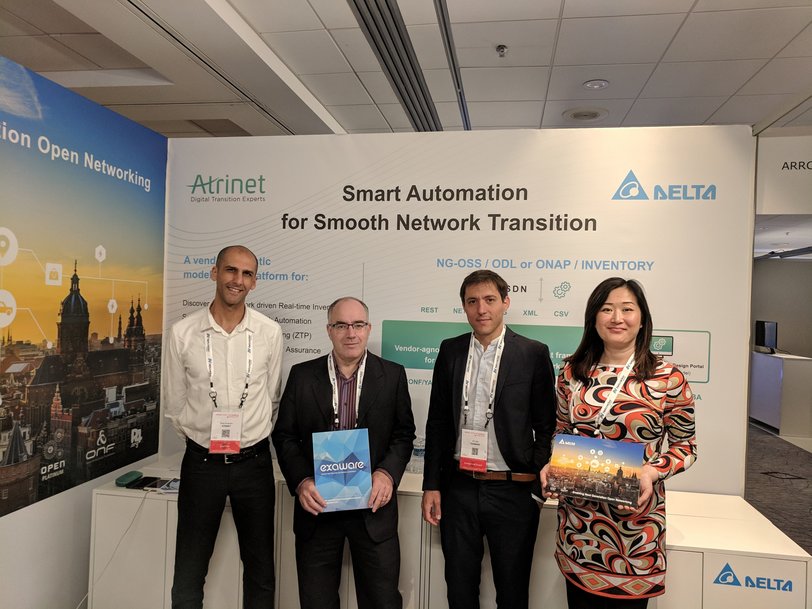 Delta, Exaware and Atrinet Showcase Disaggregated Solution for CSP at MPLS + SDN + NFV World Congress 2019